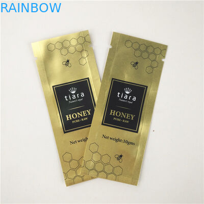 Honey Syrup Three Side Seal-Zakken CMYK die 10C Gravnre duurzame resealable drukken