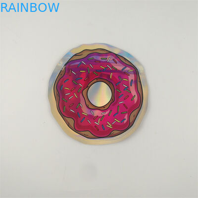 Van de de Matrijzenbesnoeiing van Gummiesjolly cannabis zipper pouch bags de Vorm 7g