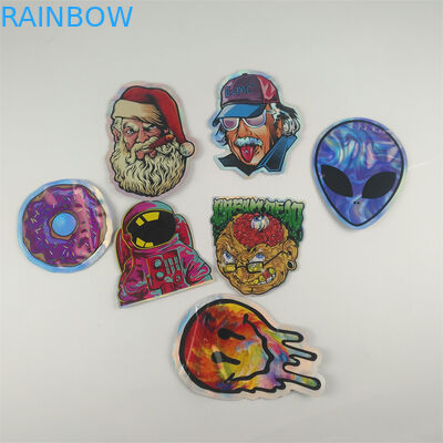 Van de de Matrijzenbesnoeiing van Gummiesjolly cannabis zipper pouch bags de Vorm 7g