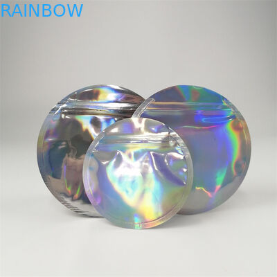 De aangepaste Druk Eetbare Ronde vormde Plastic Zakken die 3.5g 7g verpakken