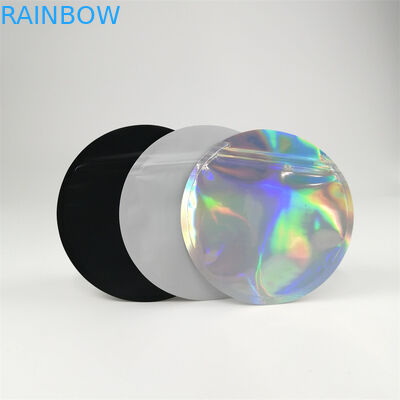 De aangepaste Druk Eetbare Ronde vormde Plastic Zakken die 3.5g 7g verpakken