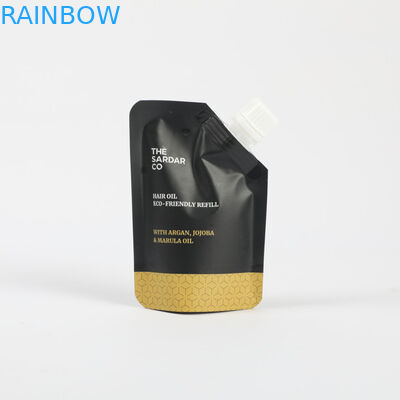 Op maat gemaakte folie Plastic Cosmetic Stand Up Spout Pouch Gezichtscrème Verpakking Opvulling zakken