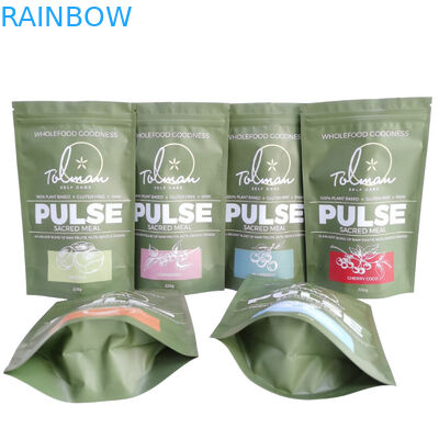 De aangepaste Eetbare Plastic Zakken die van Mylar Ritssluitingstribune op Zak voor Voedsel verpakken