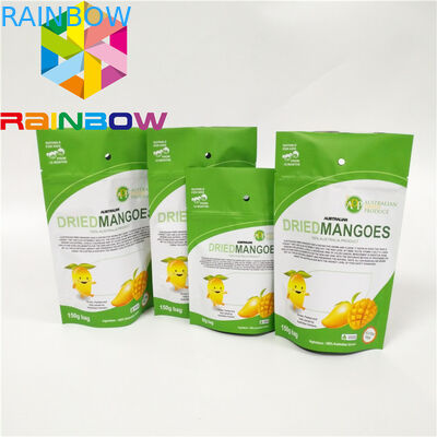 De aangepaste Eetbare Plastic Zakken die van Mylar Ritssluitingstribune op Zak voor Voedsel verpakken