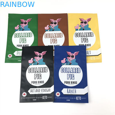 Resealable de Geurbewijs van drie Zij de Ritssluitingszakken van Verbindings Plastic Mylar