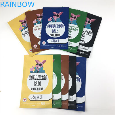 Resealable de Geurbewijs van drie Zij de Ritssluitingszakken van Verbindings Plastic Mylar