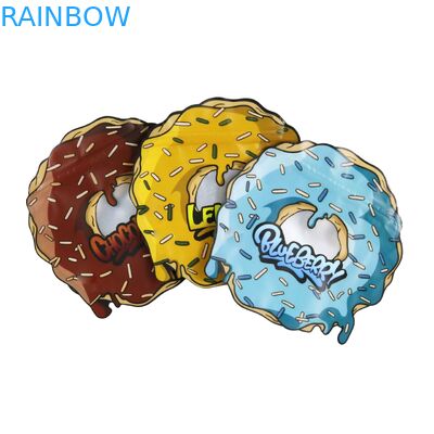 Ronde van de Besnoeiingsmylar van de Cirkel Onregelmatige Resealable Matrijs van de de Zakdouane Vorm 3,5 7 Gram