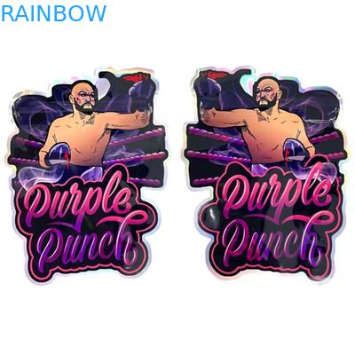 Van het de Besnoeiingssuikergoed van de cirkel de Onregelmatige Resealable Matrijs van de de Zakdouane van de Vormmylar Zak 3.5G 7G