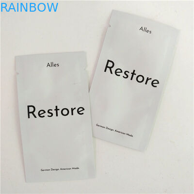 Hitte - verzegelde van de de Sachets Vlakke Zak van de Schoonheidsmiddelensteekproef Verpakkende Folie 3 van Mylar de Zakken van de Kantenverbinding