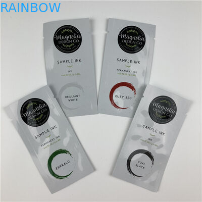 Mini Kraft Paper Cosmetic Pouch-Verpakking met van de de Koffiethee van de Ritssluitings Leeg Folie de Pillensachet