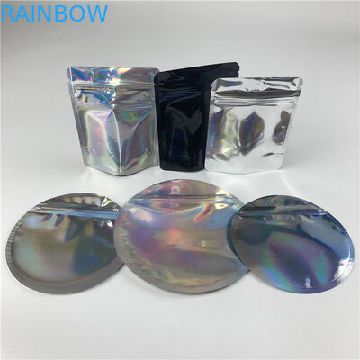 De plastic Ronde Tribune op de Matrijzenbesnoeiing van Runtz Edibles van de Ritssluitingszak vormde Mylar-Zak 3.5g