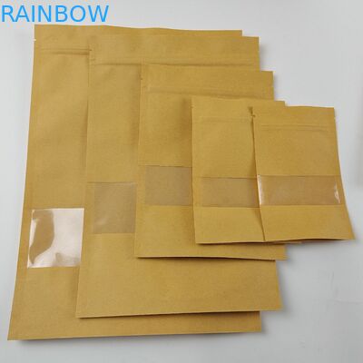 Zelf Bevindende het Document van Doypack Kraftpapier Zak voor de Droge Vruchten van Voedselsnacks Koekjesthee