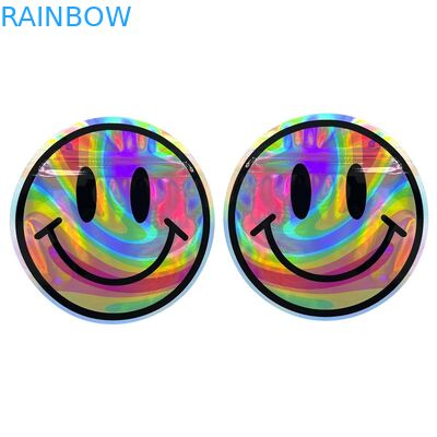 Van de de Ritssluitingszak van Mylar van de douane Onregelmatig Vorm Plastic de Geurbewijs 3.5g 7g