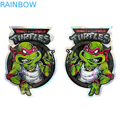 het Voedsel van de Ritssluitingsmylar van 3.5g 7g Resealable Verpakkings Onregelmatige Vorm voor Suikergoedkoekje