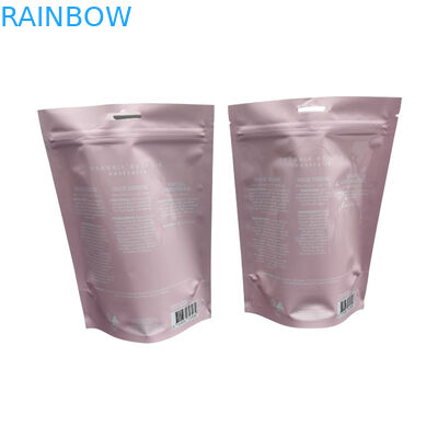 Schrobt de douane Gedrukte Aluminiumfolietribune op Plastic Ritssluitingszak voor Oceaan Overzees Zout Lichaam Room