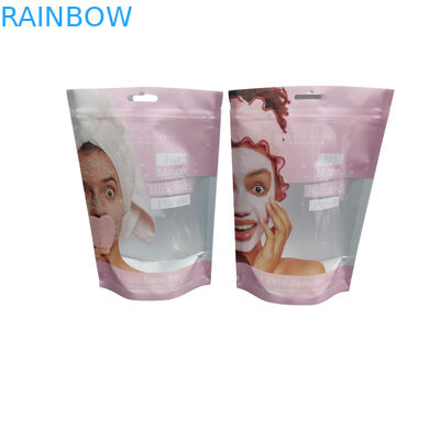 Schrobt de douane Gedrukte Aluminiumfolietribune op Plastic Ritssluitingszak voor Oceaan Overzees Zout Lichaam Room