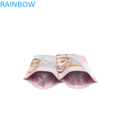 Schrobt de douane Gedrukte Aluminiumfolietribune op Plastic Ritssluitingszak voor Oceaan Overzees Zout Lichaam Room