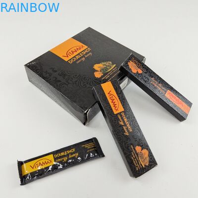 In het groot Douane Zwarte Kleur die 22g-Honing van Honey Box For Vitamax Energy van het Sachetgewicht de Zoete verpakken