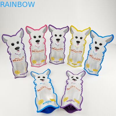 Digitale van het de Zak Onregelmatige Plastic Matrijs Gesneden Eetbare Voedsel van de Drukfolie Verpakkende de Ritssluitingszak