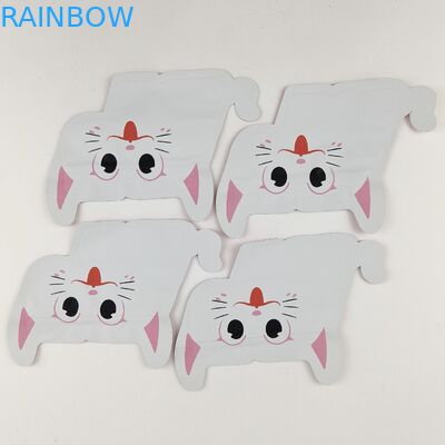 Plastiek Gevormde van de de Zakken Kindveilige Digitale Druk van Ritssluitingsmylar Onregelmatige de Folie Verpakkende Zakken