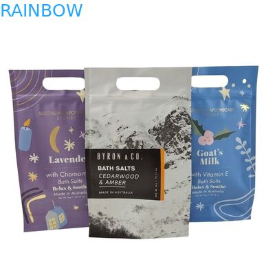 De Tribune van het douaneontwerp op het Lichaam van de Ritssluitingszak schrobt de Verpakkende Zakken van Aluminiumfoliemylar