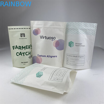 De tanden ontruimen Aligners de Zakkenmopp Kraftpapier Document van Mylar Verpakkende PE Één Transparante Kant