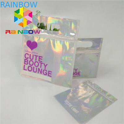 Waterdichte Plastic van de Aanrakingsswimwear van de Bikini Verpakkende Zak Zachte Kringloop de Ritssluitingszakken