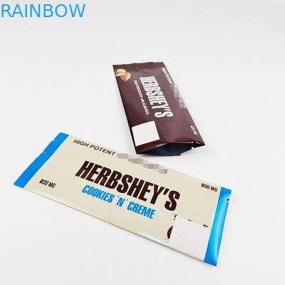 Douane Gedrukte Mylar-Vochtbestendige de Chocolade Verpakkende Zakken van Ritssluitingszakken