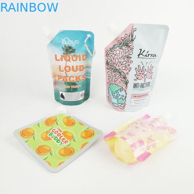 Van de het Spuitenzak van de douaneshampoo de Verpakkende Schoonheidsmiddel Gespoten Vloeibare Tribune op Zakken