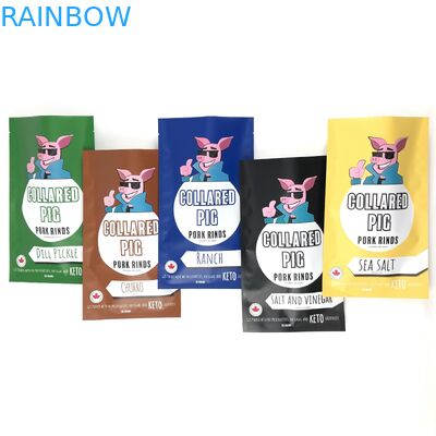 Pas 35g-van de de Zak de Verpakkende Cannabis van Voedselmylar Tribune van Mylar Plastic op Zakken aan