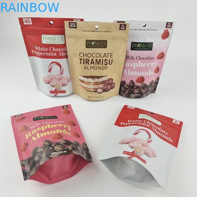 Tribune op van de de Snackstabak van Aluminium de Verpakkende Zakken Zakken van de het Kruid Resealable Ritssluiting