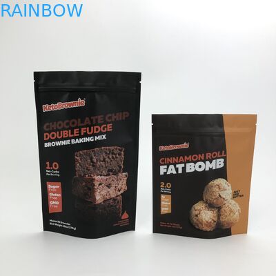 De zachte van het de Zakkenzak Aangepaste Aluminium van Mylar van het Aanrakingsthc Voedsel Verpakkende Zakken