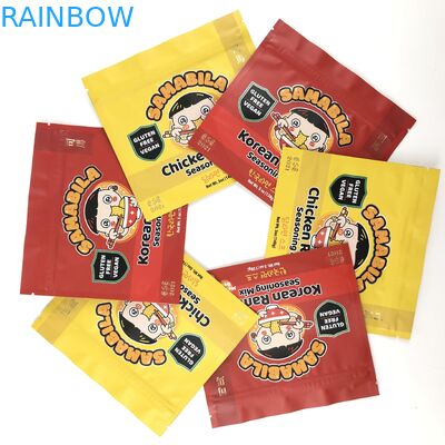 De transparante Douane drukte Mylar-van de het Bewijszak 3.5g van de Zakkengeur Zakken van de de Ritssluitingsfolie de Eetbare