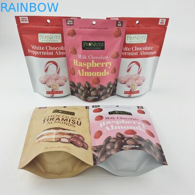 de Zakken van het Voedselmylar van 3.5g 7g 14g 28g pasten de Tribune van Cangy Gummies op Ritssluitingszakken aan