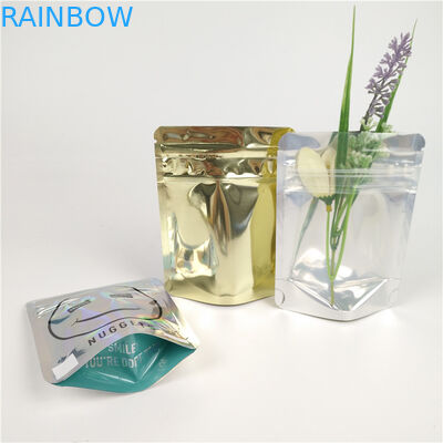 Gekleurde de Zaktribune van de Voedselverpakking op van de Aluminiumfoliemylar van de Voedselrang Gelamineerde de Ritssluitingszakken