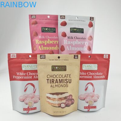 3,5 g eetbare voedselverpakkingstas Mylar-opstaande zakjes met ritsvenster