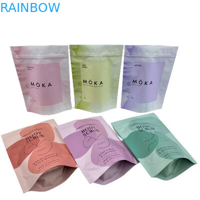 Rits Mylar Stand Up Pouches Gravnre Printing Voor Body Scrub Badzout