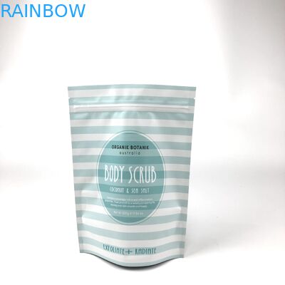 Rits Mylar Stand Up Pouches Gravnre Printing Voor Body Scrub Badzout