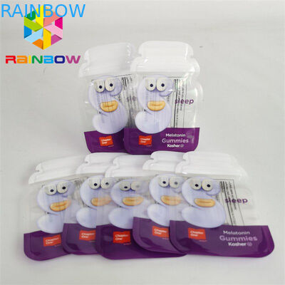 Douane Gedrukte Matrijzenbesnoeiing Mylar Zakken 1g 3.5g 7g 14g 28g Kindveilig voor Koekjessuikergoed