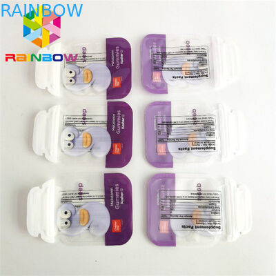 Soft Touch eetbare voedselverpakkingszak 3,5 g koekjes Speciale vorm gestanste Mylar-zakken