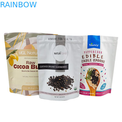 Aangepaste Eetbare Verpakkende Tribune op Zakzak met het Bewijs van de Ritssluitingsgeur