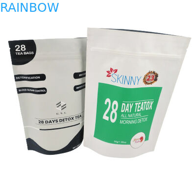 Aangepaste Eetbare Verpakkende Tribune op Zakzak met het Bewijs van de Ritssluitingsgeur