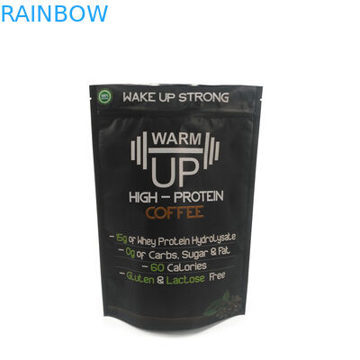 Koffiethee die Wit Berijpt de Geurbewijs van de Ritssluitingszak met Uw Embleem verpakken