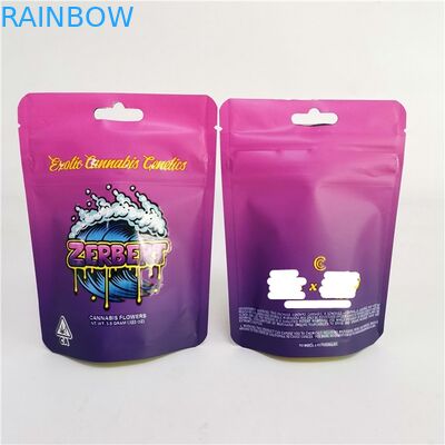 Plastic Folie Kruidenwierook die Mylar-Zaktribune op de Bloem van de Zakcannabis verpakken