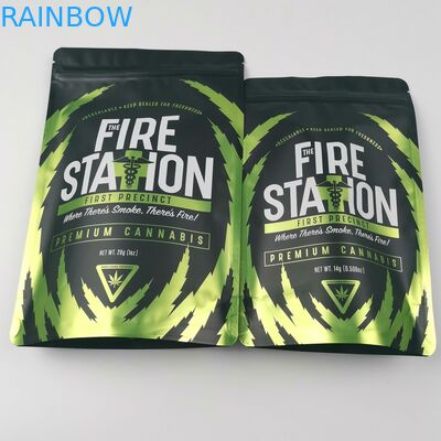 Plastic Folie Kruidenwierook die Mylar-Zaktribune op de Bloem van de Zakcannabis verpakken