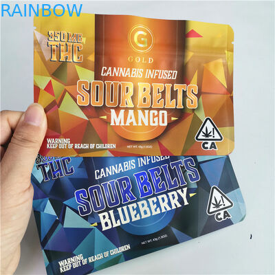 CBD-Verpakkende Zak 420 van de Onkruidmarihuana de Digitale Gesneden Kruidenwierook van Drukdoypack Matrijs