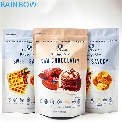 Gedrukte van het de Zakkoekje van Mylar van de Voedselrang van de de Cakesnack Gelamineerde de Zak Verpakkende Ritssluiting