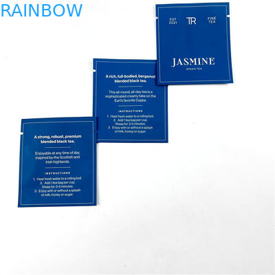 500Ppcs de verpakkende Zakken van Drukmylar voor Zwarte Groene Theehitte - verbindingszakken