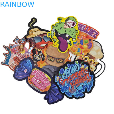 3.5g 7g 14g 28g Custom Design Onregelmatige Child Proof Die Cut Snack Shaped Plastic Packaging