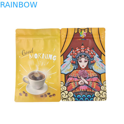 Eetbare Plastic Verpakking Aluminiumfolie Rits Opstaande Zakken Voor Snack Cookie Eiwitpoeder